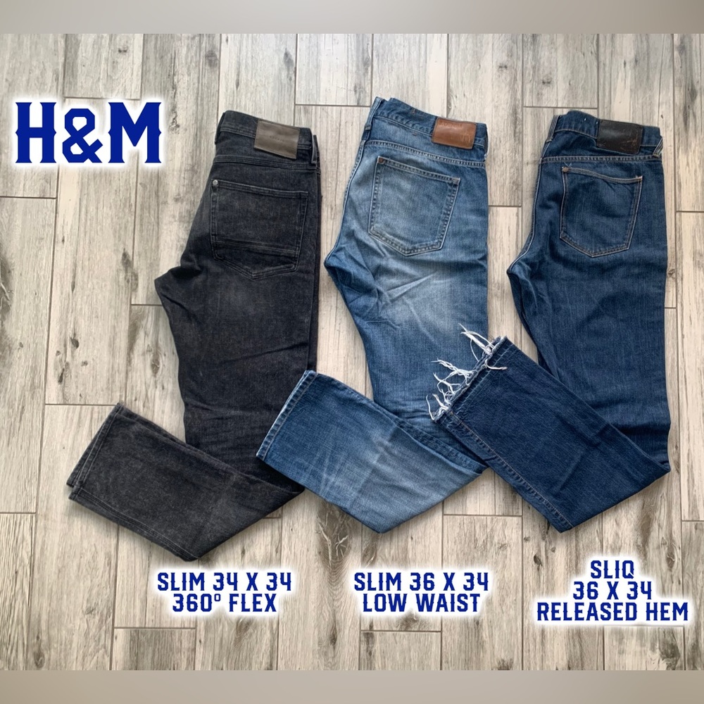 3 Pairs H&M Jeans